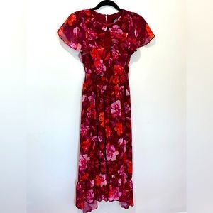 Floral Kenzie keyhole Dress